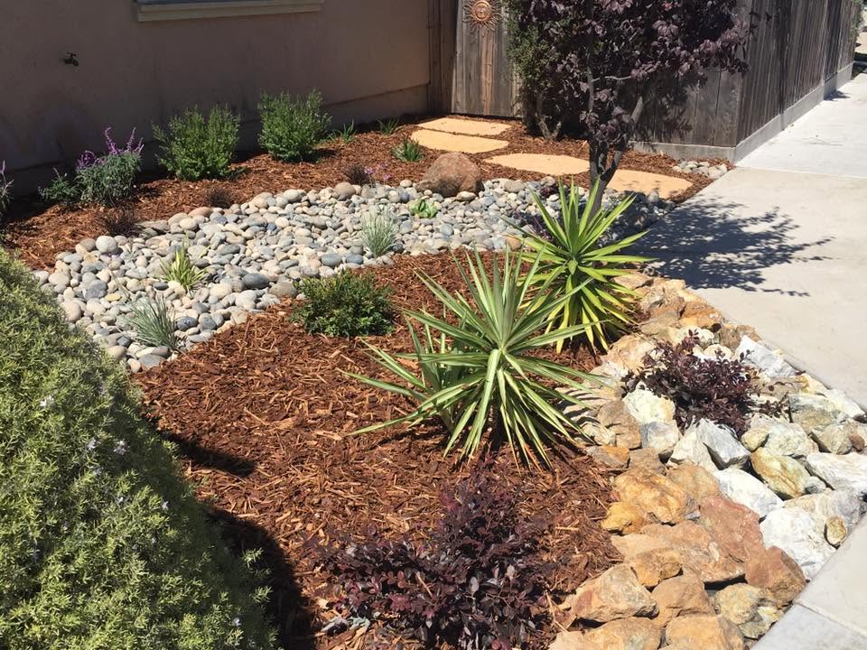 Turf and paver combination
