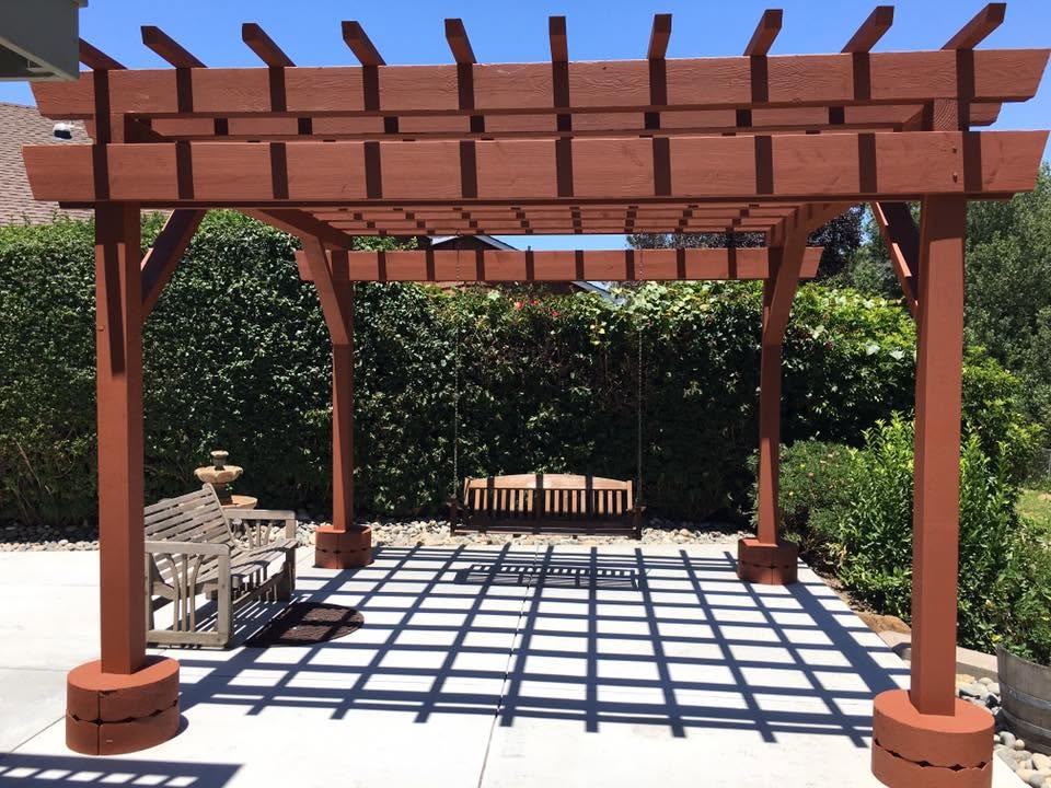 Backyard landscape project